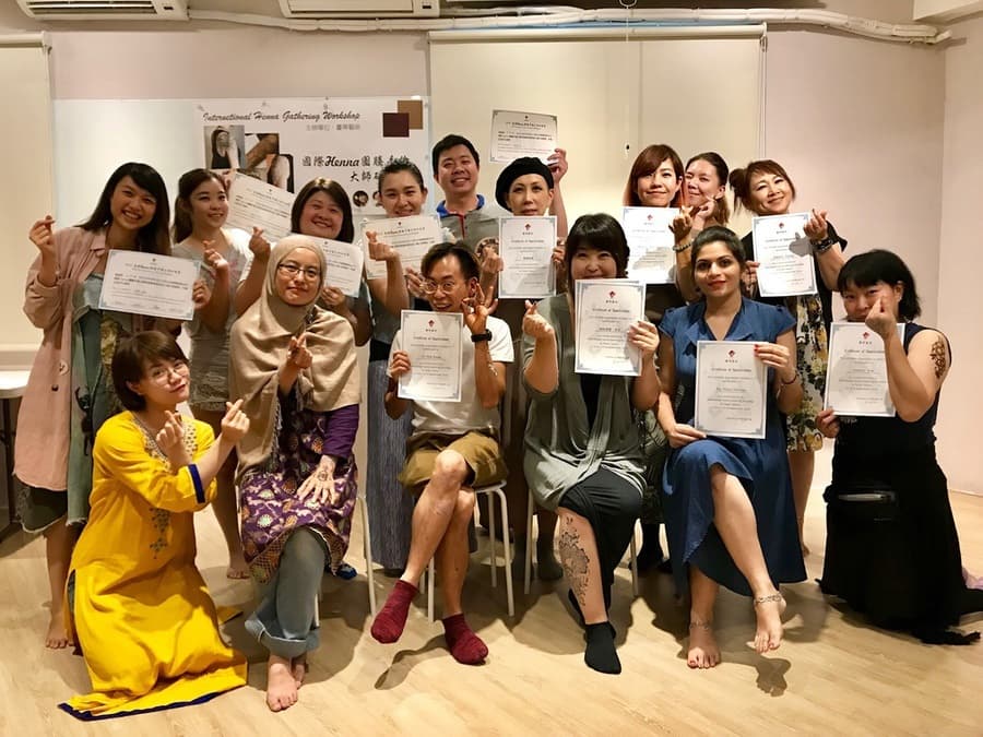 台湾　ヘナ講習